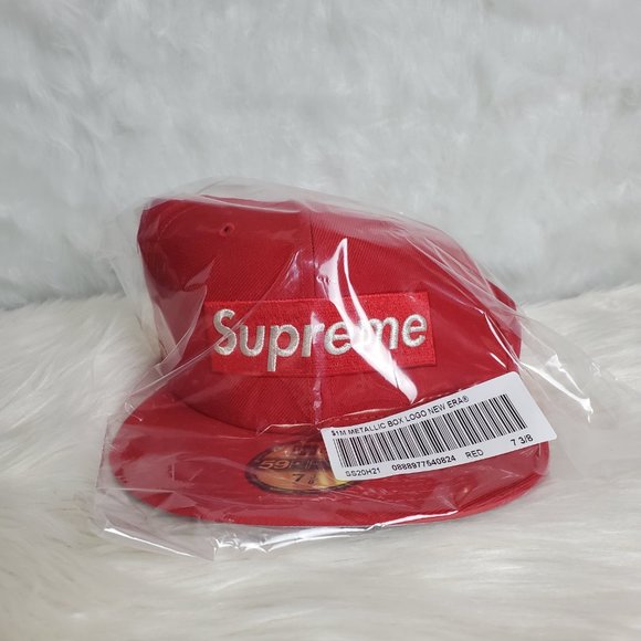Supreme $1M Metallic Box Logo New Era® Hat - Picture 2 of 8
